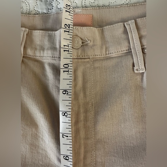 NWT MOTHER Denim The Dazzler Hover- Date Night (pale peach) size 33 - Picture 10 of 11